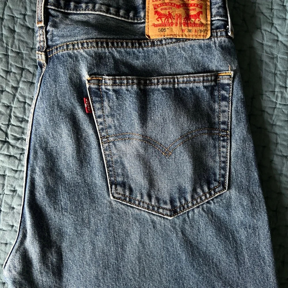 Men's Levis 505 Jeans 36 x 34 Excellent